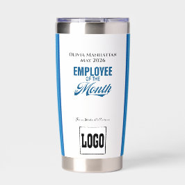 Botella Aislada Employee of the Month Custom Business Recognition