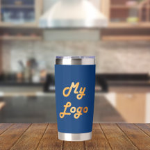 Empresa de logotipo de Navy blue