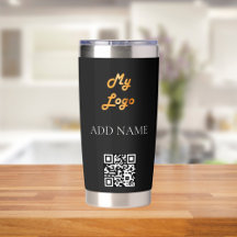 Empresa de logotipo en blanco negro