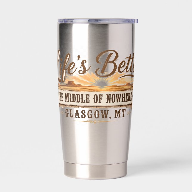 Botella Aislada En medio de la nada Glasgow Montana (Izquierdo)