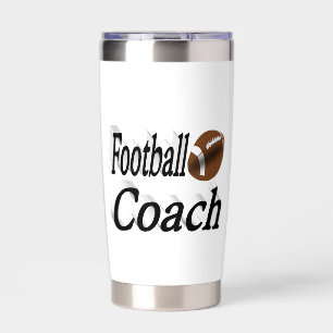 Botella Aislada Entrenador de fútbol