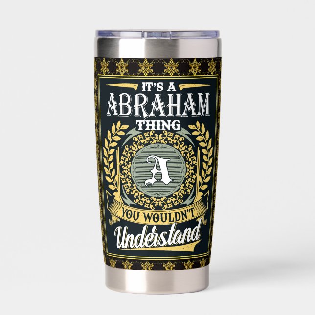 Botella Aislada Es algo de Abraham que no puedes entender (Detrás)