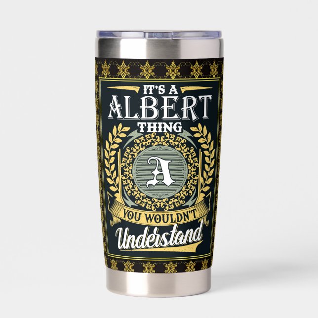 Botella Aislada Es algo de Albert que no podrías entender (Detrás)