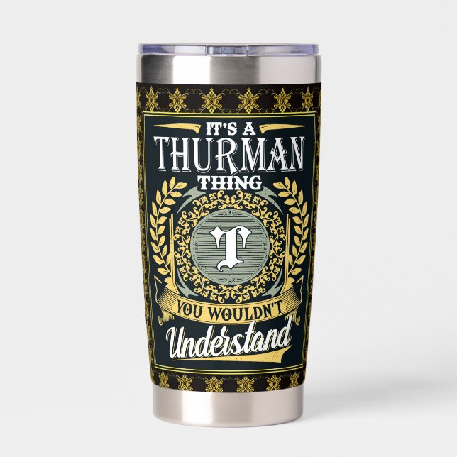 Botella Aislada Es algo de Thurman que no podrías entender (Detrás)