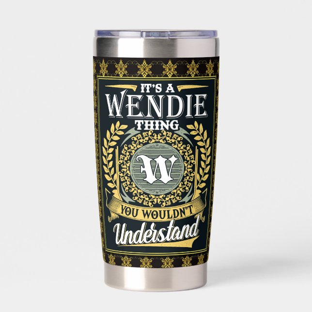 Botella Aislada Es algo de Wendie que no puedes entender (Detrás)