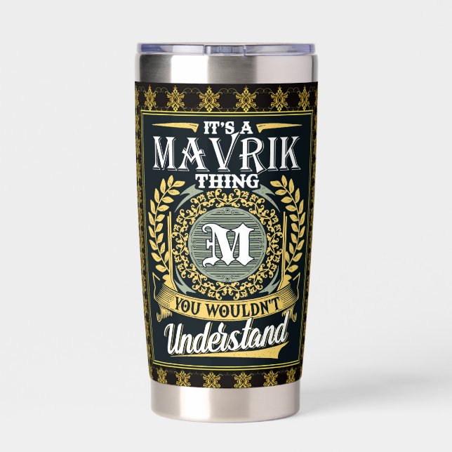 Botella Aislada Es algo mavrik que no se puede entender (Detrás)