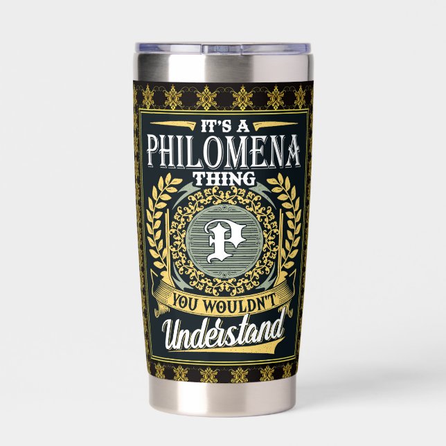 Botella Aislada Es una cosa de Philomena que no puedes entender (Detrás)