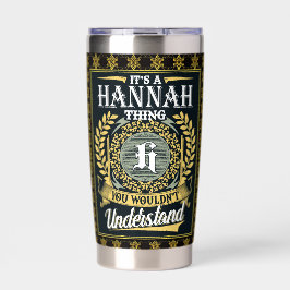 Botella Aislada Es una cosa Hannah que no podrías entender