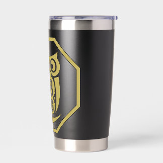 Botella Aislada Escudo Tumbler Old Gold