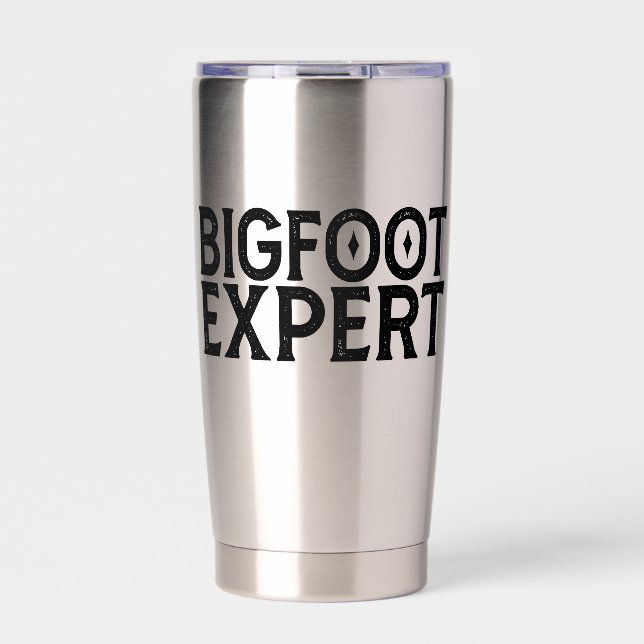 Botella Aislada Experto en Bigfoot (Frente)