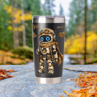 Botella Aislada Explorador Robot Viajero del Desierto AIC
