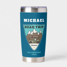 Family Road Trip Travel Personalized Tumbler