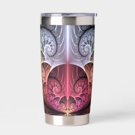 Botella Aislada Fantasía irreal abstracta arte fractal