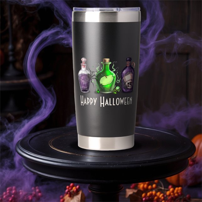 Botella Aislada Feliz aniversario de Halloween (Subido por el creador)