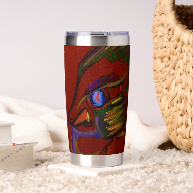 Botella Aislada Fire Warrior  (Sala de estar (girado))