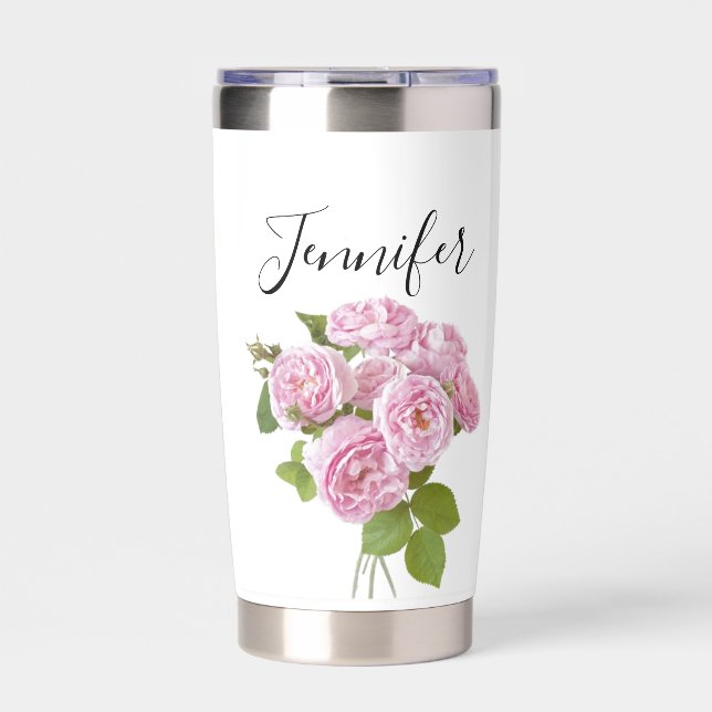 Botella Aislada Flor del mes de nacimiento Junio- Eres- personaliz (Frente)