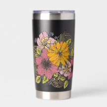 Floral Bouquet Tall Tumbler