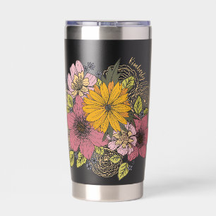 Botella Aislada Floral Bouquet Tall Tumbler