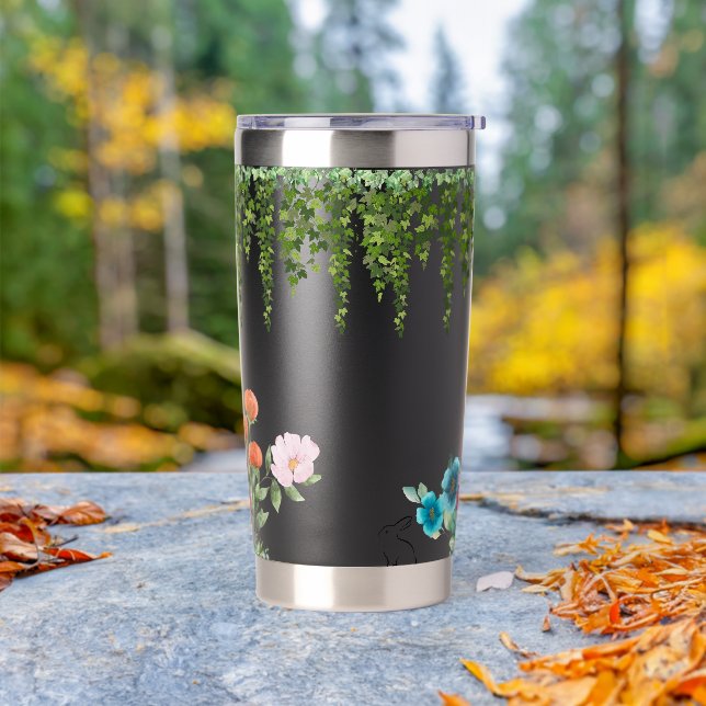 Botella Aislada Flores en flor v1 (Exterior)