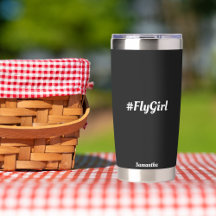 #FlyGirl Tipografía Sencillo, Viaje Moderno Person