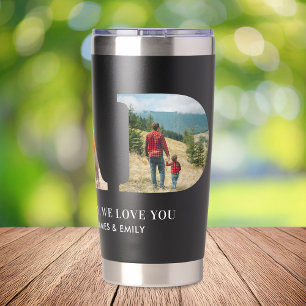 Botella Aislada Foto del Día del Padre Personalizado