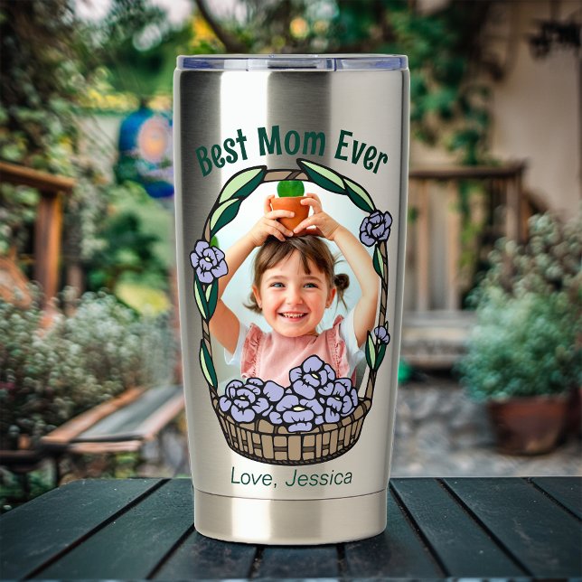 Botella Aislada Foto floral del Día de la Madre (Subido por el creador)