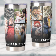 Fotos personalizadas del mejor papá Collage Padre