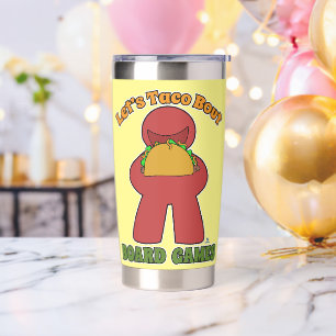 Botella Aislada Funny Taco Bout Juegos de mesa Meeple Art