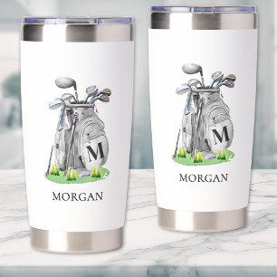 Botella Aislada Golf Monogram