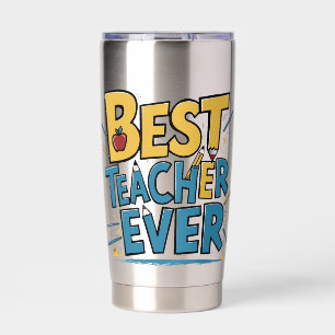 Botella Aislada Golpear a profesores y educadores