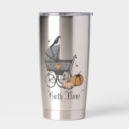 Botella Aislada Gótico metalizado Mamá Halloween Antiguo Carrito p