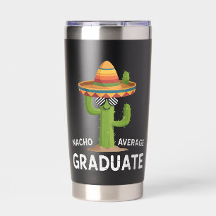 Botella Aislada Graduado de secundaria promedio nacho Humor univer
