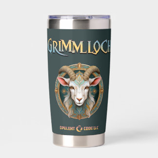 Botella Aislada Grimmloch Goat Emblem Fantasy RPG