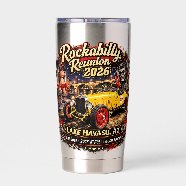 Botella Aislada Havasu Rockabilly Reunion 2026  (Detrás)