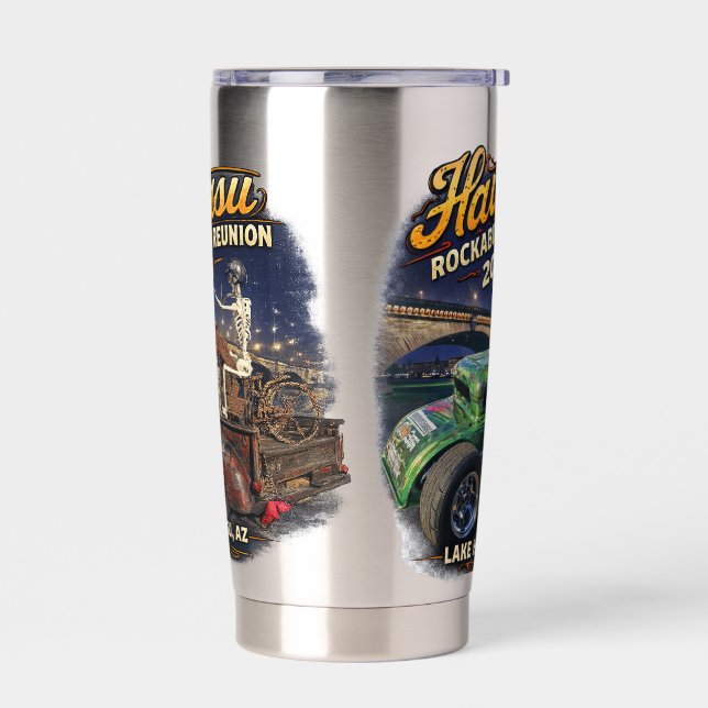 Botella Aislada Havasu Rockabilly Reunion 2026 tumbler (Izquierdo)