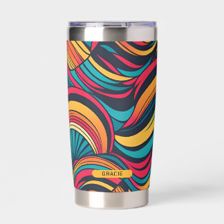 Botella Aislada Haz tu propio patrón abstracto personalizado