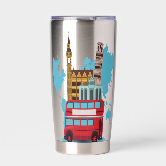 Botella Aislada Hola Londres (Frente)
