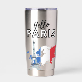 Botella Aislada Hola París