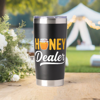 Botella Aislada Honey Dealer Beekeeper Honeycomb Beekeeping Queen 