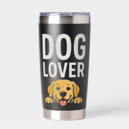 Botella Aislada Ilustración de tipografía de diseño de perro lindo
