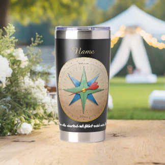 Botella Aislada Innerer Kompass Thermobecher