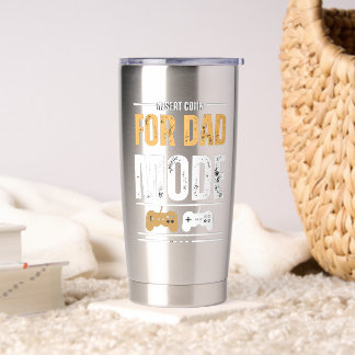 Botella Aislada Insert Coin for Dad Mode Gaming Art mugs