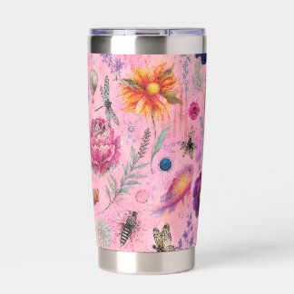 Botella Aislada Jardín de Floración Caprichosa