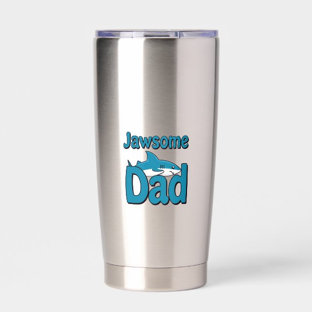 Botella Aislada Jawsome Dad (Frente)