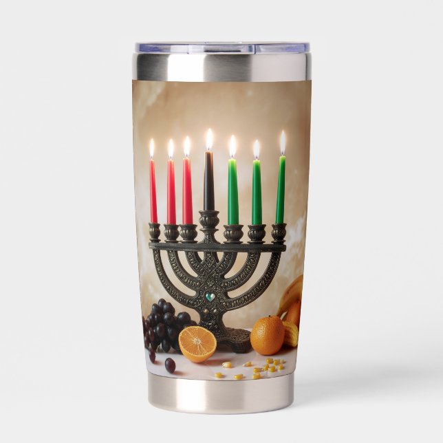 BOTELLA AISLADA KWANZAA - KINARA -  (Frente)