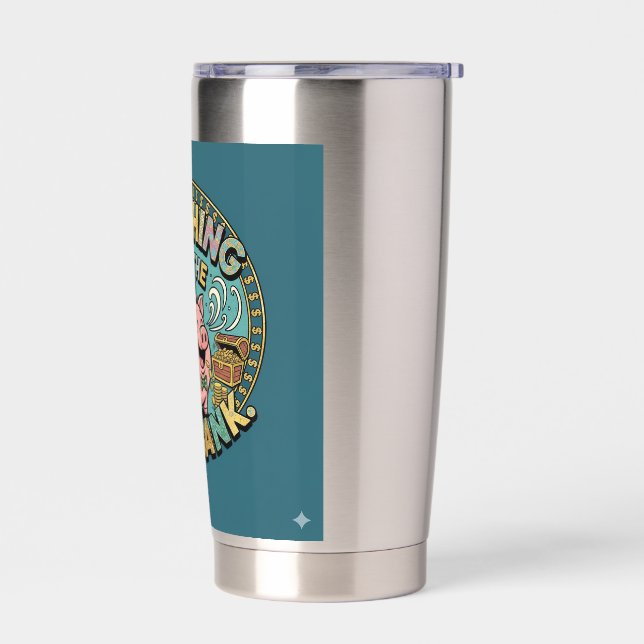 Botella Aislada Laughing to the Bank – Money Mood Tee (Izquierdo)