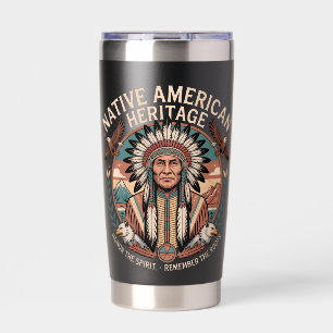 Botella Aislada Legado de los nativos americanos