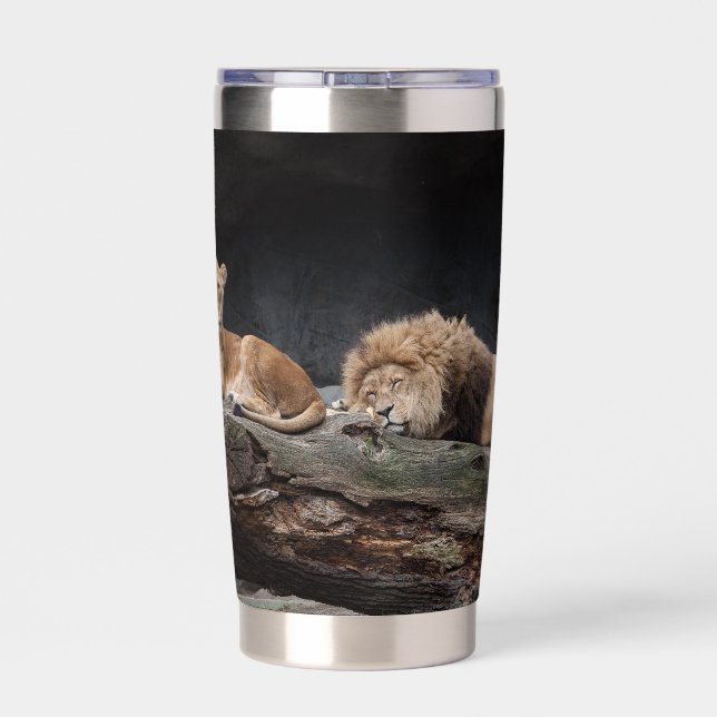 Botella Aislada León (Detrás)