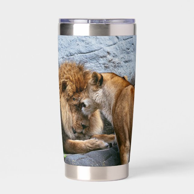 Botella Aislada León (Detrás)