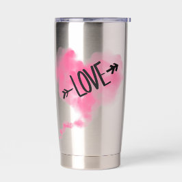 Botella Aislada Love Cœur Nuage